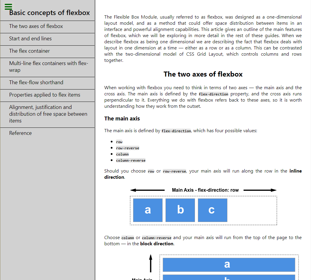 Technical Documentation Page preview